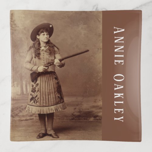 Annie Oakley Sharpshooter  Trinket Tray