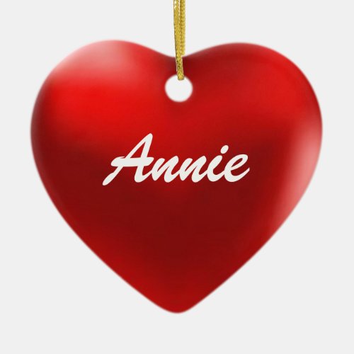 Annie Ornament Heart