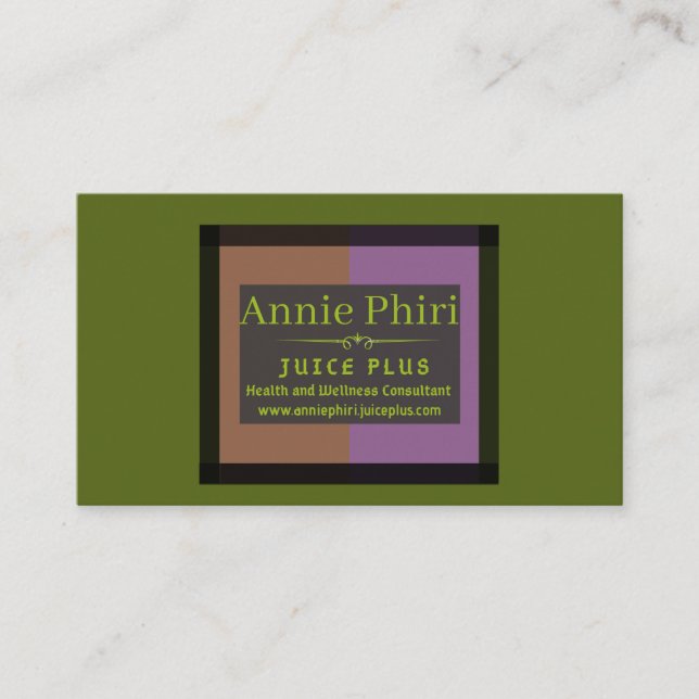 Annie Phiri Business Card (Front)
