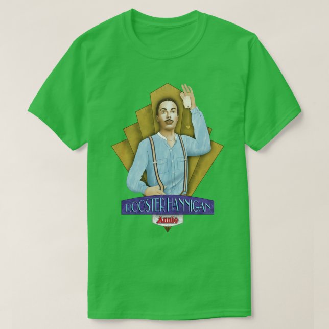 ANNIE Rooster Hannigan T-Shirt (Design Front)
