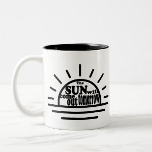 Annie: Sun Will Come Out Tomorrow Two-Tone Coffee Mug