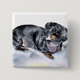 Annie the Dachshund Buttons