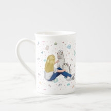 Anniepaddington Bone China mug - art by Irina Kolb