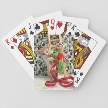 Annie's Christmas Playing Cards - Cat/ Kitten