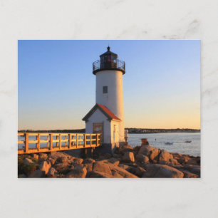Annisquam Lighthouse Gloucester Cape Ann Postcard