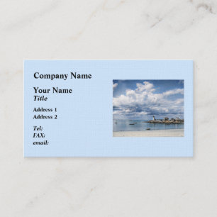 Annisquam Lighthouse, Gloucester MA c1904 Business Card