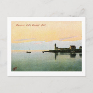 Annisquam Lighthouse, Gloucester, MA Vintage Postcard