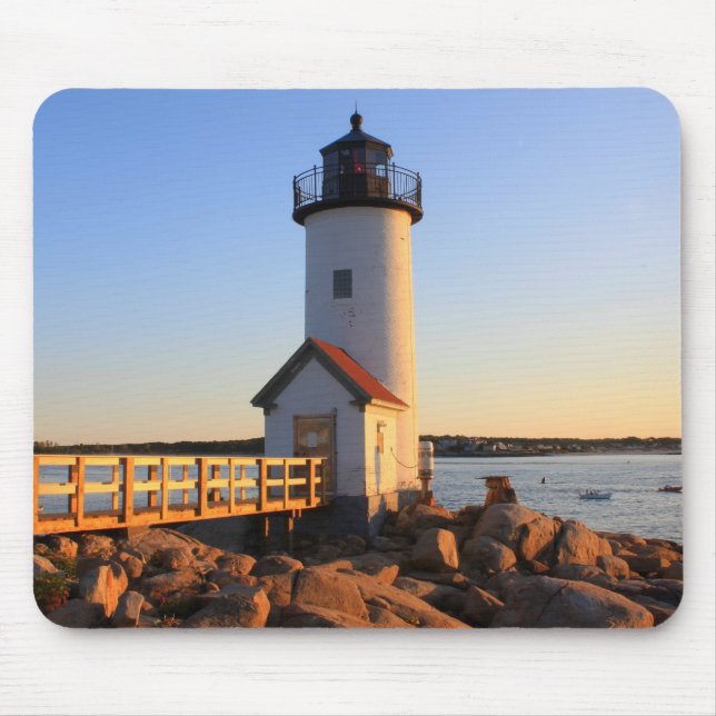 Annisquam Lighthouse Gloucester Mouse Pad (Front)