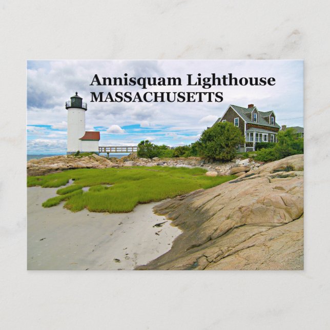 Annisquam Lighthouse, Massachusetts Postcard (Front)