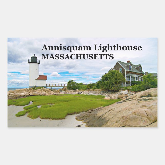 Annisquam Lighthouse, Massachusetts Stickers (Front)
