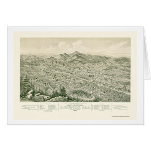 Anniston, AL Panoramic Map - 1888 Cards