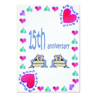 Anniversary - 15th card
