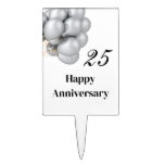 Anniversary 25 Dessert Topper