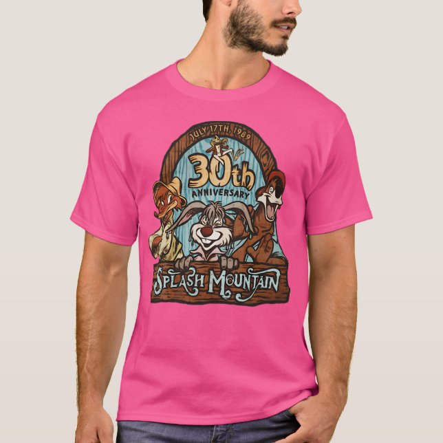 Anniversary 30Th Vintage Splash.Mountain - T-Shirt (Front)