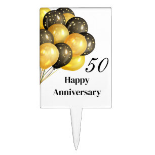 Anniversary 50 Dessert Topper