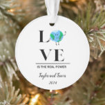 Anniversary Acrylic Ornament (Personlized)<br><div class="desc">Acrylic ornament perfect for Anniversary or Wedding gift. Customize with your name and date.</div>