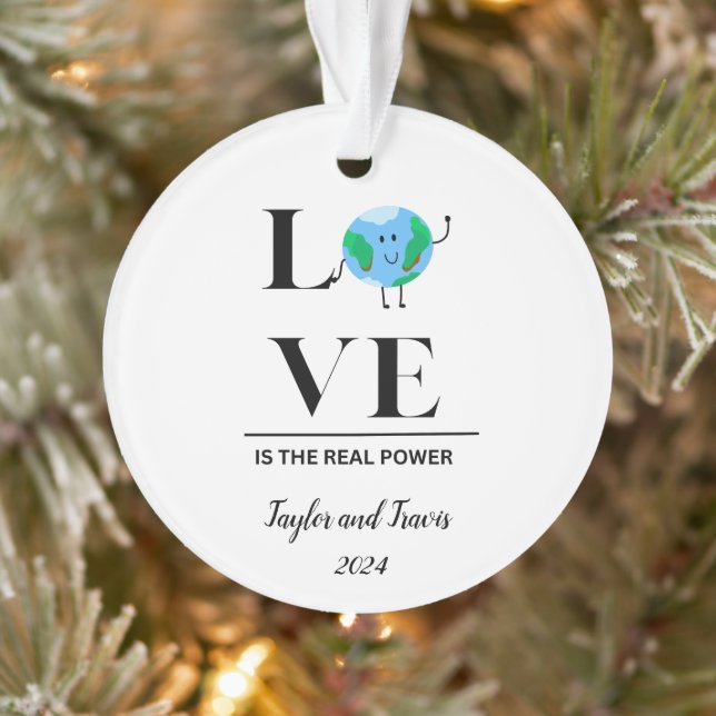 Anniversary Acrylic Ornament (Personlized) (Tree)