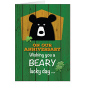 Anniversary Bear on St. Patrick's Day (Front)