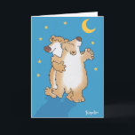 Anniversary Bears Card<br><div class="desc">Two bears dance happily in the moonlight. Fred and Ginger are impressed.</div>