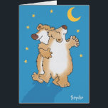 Anniversary Bears Card<br><div class="desc">Two bears dance happily in the moonlight. Fred and Ginger are impressed.</div>