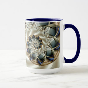 Anniversary Beautiful Abstract Fine Art Fractal Mug