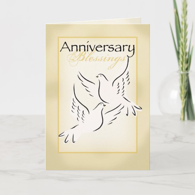 Anniversary Blessings Card (Front)