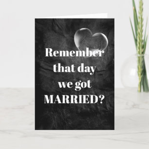 Anniversary Bubble Heart on Leather Card