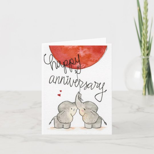 anniversary card zazzle