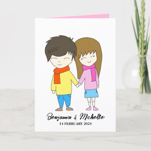 Anniversary Card for Girlfriend Boyfriend