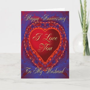 Anniversary card for husband
