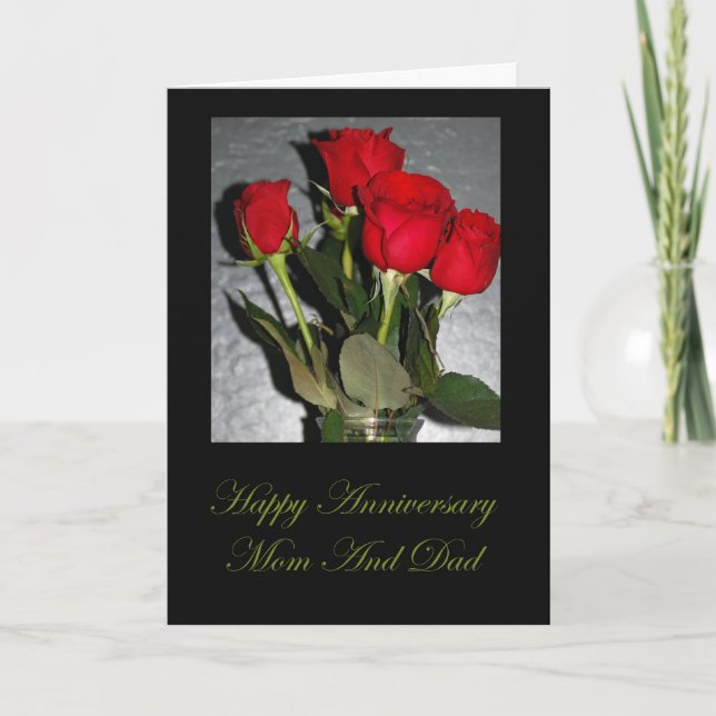 Anniversary Card For Mom And Dad (Front)