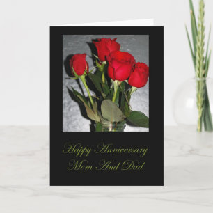 Anniversary Card For Mom And Dad