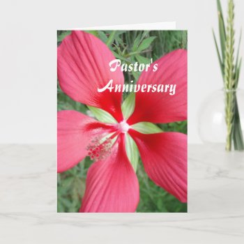 Anniversary Card For Pastor by WImages at Zazzle