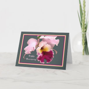 Anniversary Card with Phalaenopsis Orchid