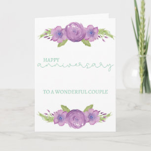 Anniversary Card - Wonderful Couple