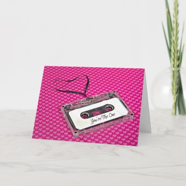 Anniversary Cassette Tape Card (Front)