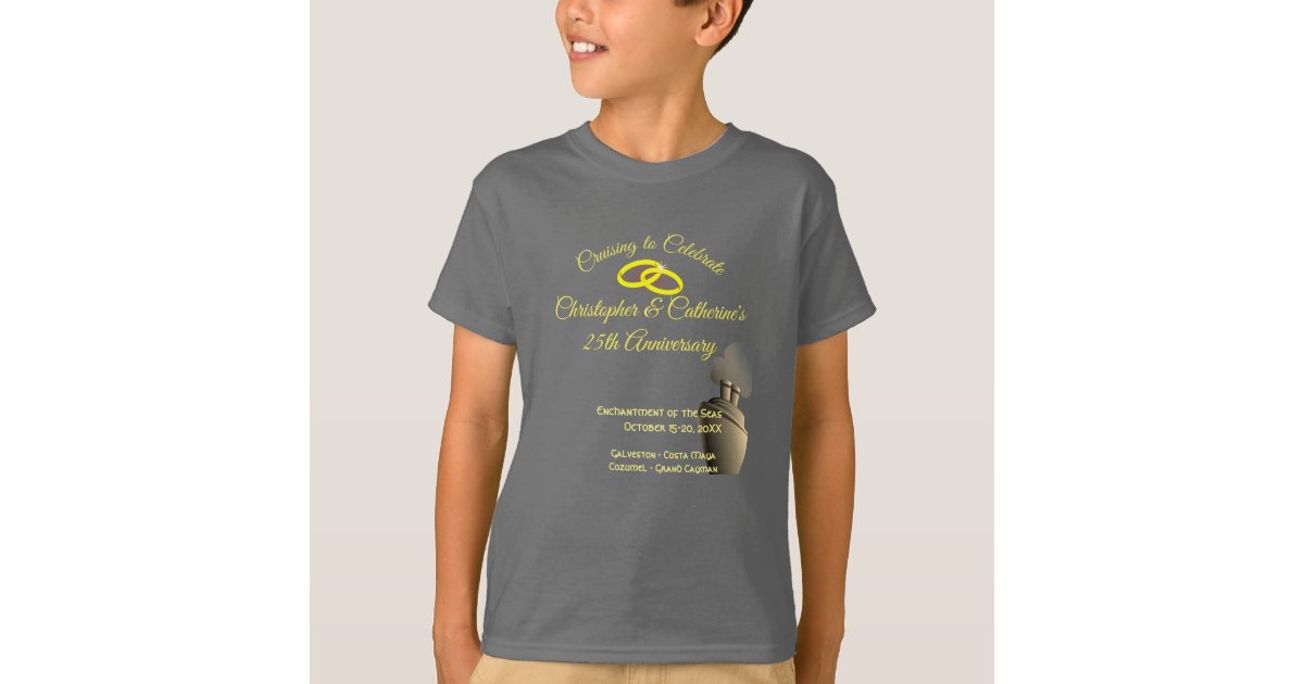 Anniversary Custom Dk T-Shirt | Zazzle