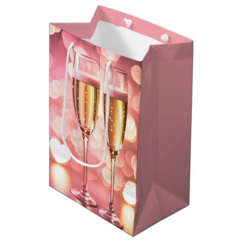 Anniversary Champagne Flutes Medium Gift Bag