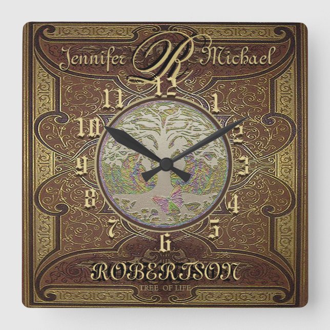 Anniversary Clock Vintage Look (Front)