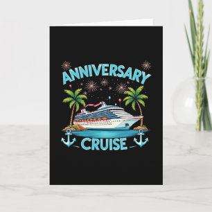 Anniversary Cruise 2025 Matching Couples Celebrate Card