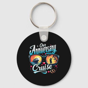 Anniversary Cruise Couples Matching Romantic Cruis Keychain