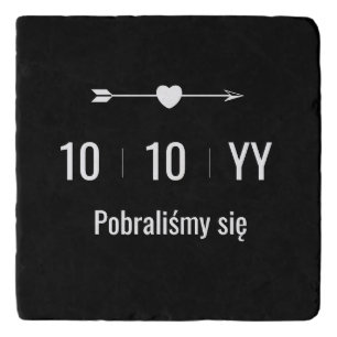 Anniversary Date Polish Trivet