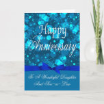 Anniversary Daughter And Son-in-law Greeting Card at Zazzle