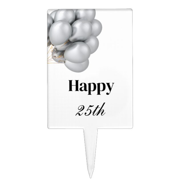 Anniversary Dessert Topper (Front)