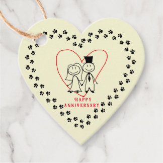 Anniversary Favor Tags