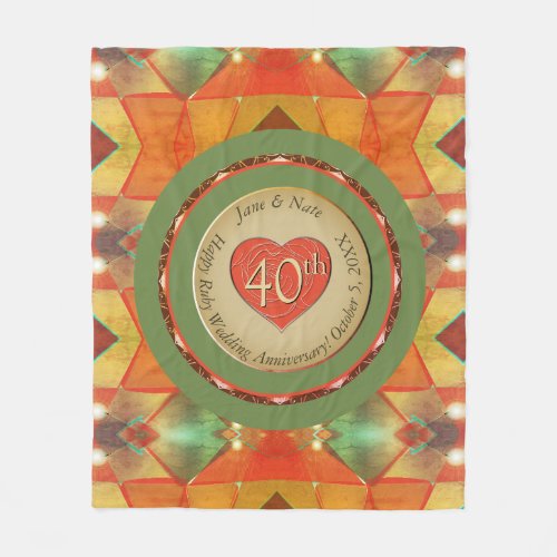 Anniversary Fleece Blanket