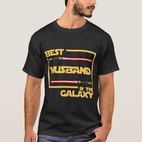 Anniversary Gift Best Husband in Galaxy Husband T_Shirt