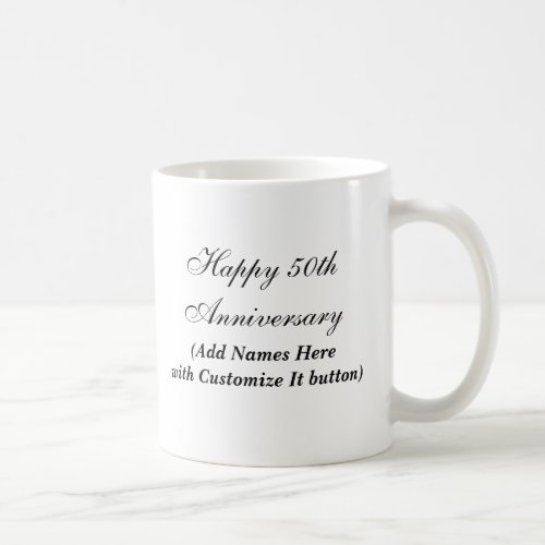 Anniversary Gift Ideas Coffee Mug