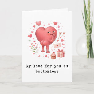 Anniversary Humor Card for Her, Funny Valentine’s