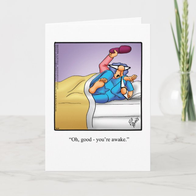 Anniversary Humor Greeting Card For Him (Front)